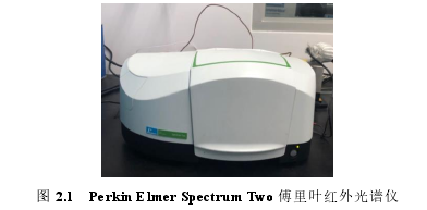 图 2.1   Perkin Elmer Spectrum Two 傅里叶红外光谱仪 