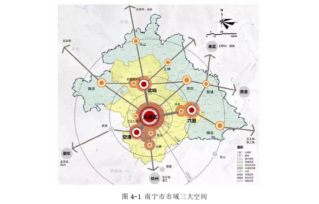 图 4-1 南宁市市域三大空间