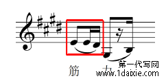 谱例 1: