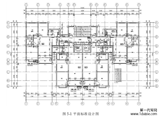 图 5-1 平面标准设计图