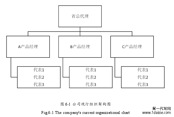 图 6-1 公司现行组织架构图