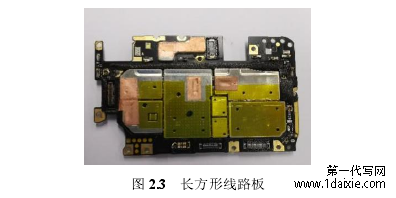 图 2.3 长方形线路板